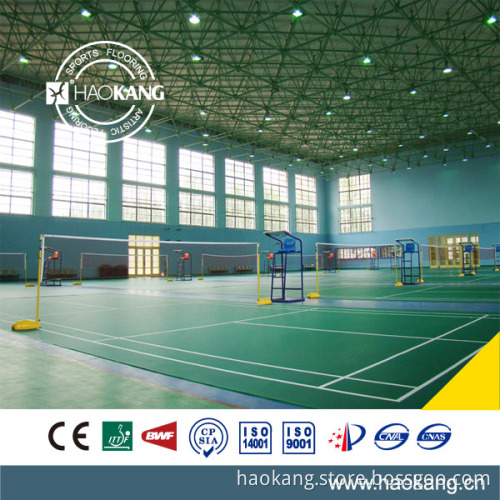International Badminton court floor surface with cheaper price and professional service